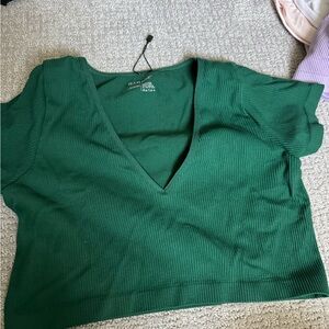 Two garage crop tops different colors